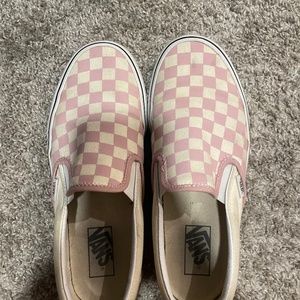 Pink Slip On Vans